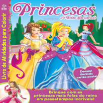 PRINCESAS DO REINO ENCANTADO: LIVRO DE ATIVIDADES PARA COLORIR