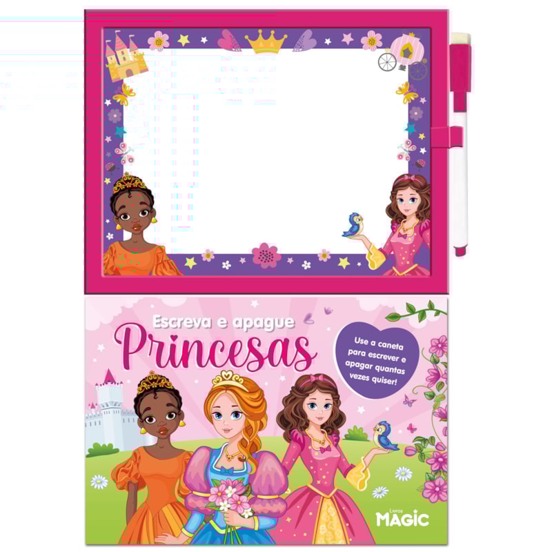 PRINCESAS - ESCREVA E APAGUE