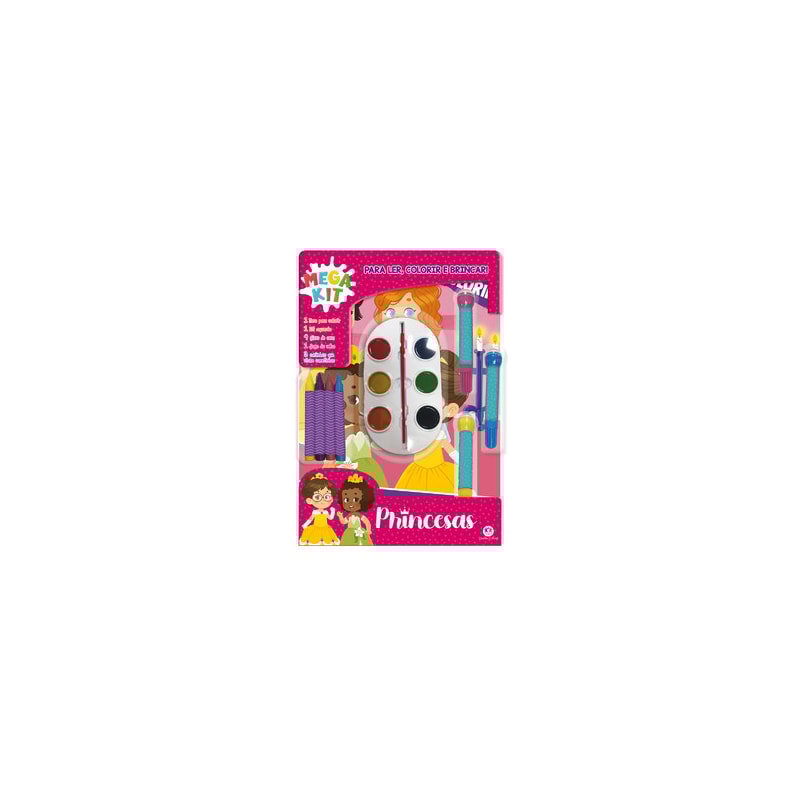 PRINCESAS - LER, COLORIR E BRINCAR