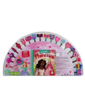 PRINCESAS - LIVRO COM ATIVIDADES E DESENHOS PARA COLORIR