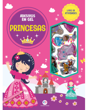 PRINCESAS - LIVRO DE ATIVIDADES E ADESIVOS EM GEL
