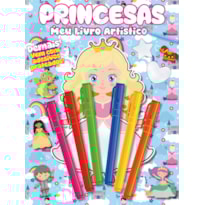 PRINCESAS MEU LIVRO ARTÍSTICO