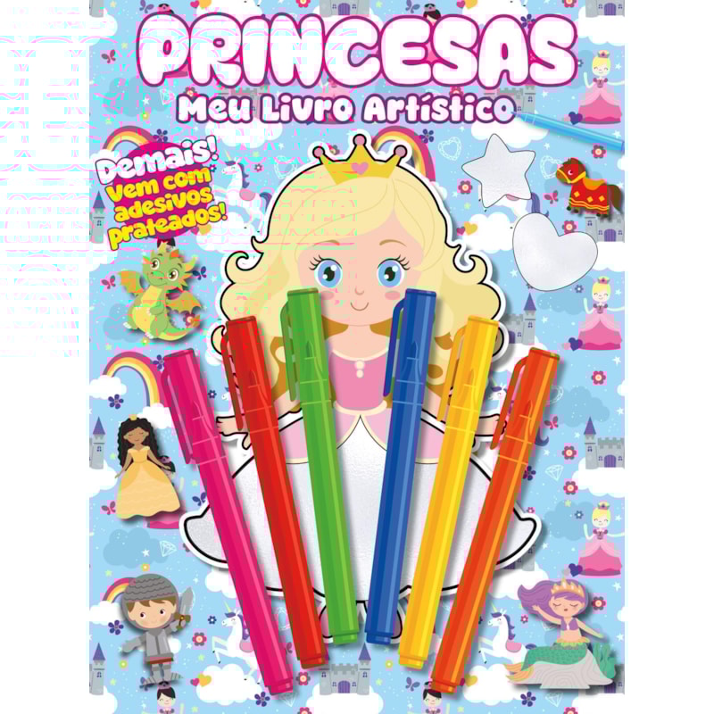PRINCESAS MEU LIVRO ARTÍSTICO