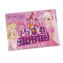 PRINCESAS PRANCHETA PARA COLORIR COM 1500 ADESIVOS