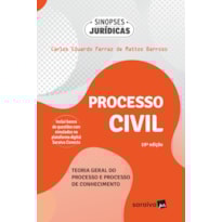 PROCESSO CIVIL-TEORIA GERAL DO PROCESSO E PROCESSO DE CONHECIMENTO -19ª EDIÇÃO 2024
