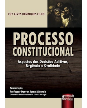 PROCESSO CONSTITUCIONAL - ASPECTOS DAS DECISÕES ADITIVAS, URGÊNCIA E ORALIDADE - APRESENTAÇÃO: PROFESSOR DOUTOR JORGE MIRANDA
