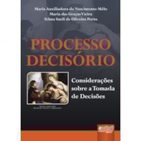 PROCESSO DECISÓRIO - CONSIDERAÇÕES SOBRE A TOMADA DE DECISÕES