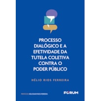 PROCESSO DIALÓGICO E A EFETIVIDADE DA TUTELA COLETIVA CONTRA O PODER PÚBLICO