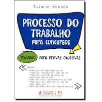 PROCESSO DO TRABALHO PARA CONCURSOS PUBLICOS - 1