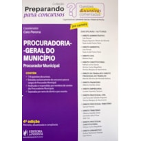 PROCURADORIA GERAL DO MUNICIPIO PROCURADOR MUNICIP