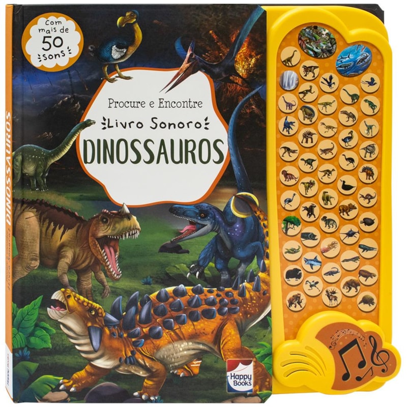 PROCURE E ENCONTRE - LIVRO SONORO: DINOSSAUROS