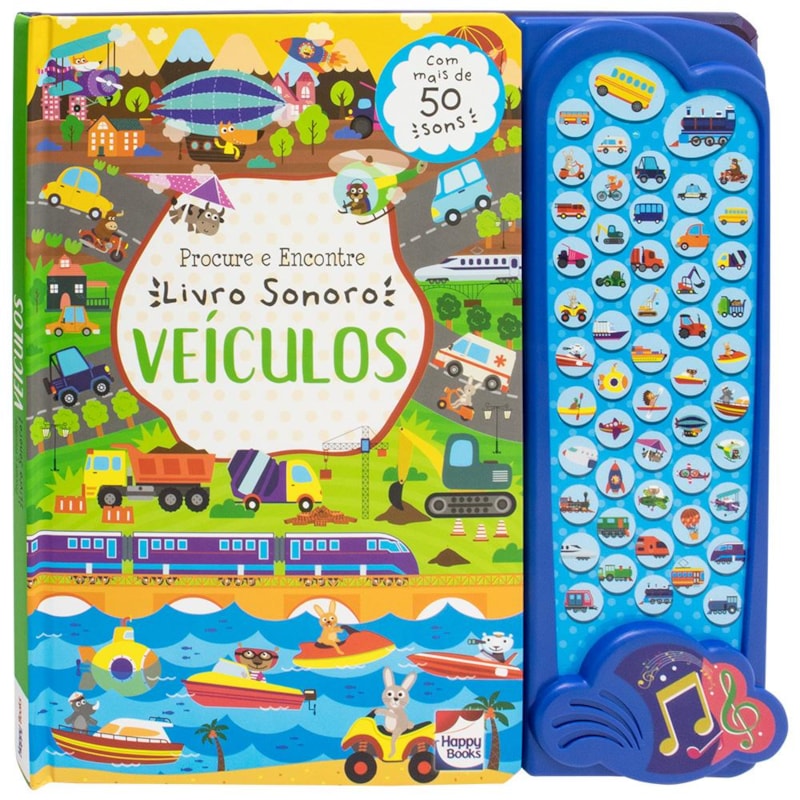 PROCURE E ENCONTRE - LIVRO SONORO: VEÍCULOS