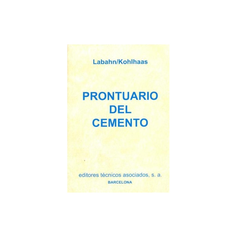 Prontuario del cemento
