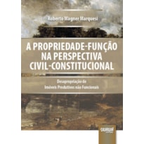 PROPRIEDADE-FUNÇÃO NA PERSPECTIVA CIVIL-CONSTITUCIONAL, A - DESAPROPRIAÇÃO DE IMÓVEIS PRODUTIVOS NÃO FUNCIONAIS