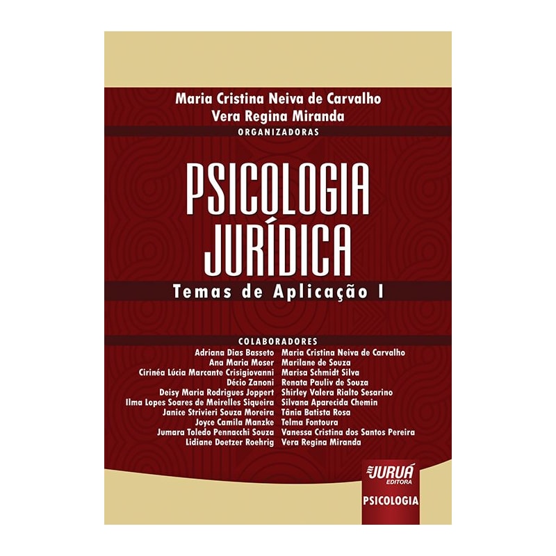 PSICOLOGIA JURÍDICA - TEMAS DE APLICAÇÃO I