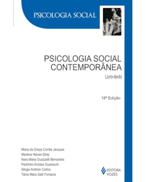 PSICOLOGIA SOCIAL CONTEMPORÂNEA: LIVRO-TEXTO