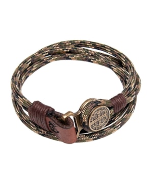 PULSEIRA DE SÃO BENTO CORDÃO MILITAR TAMANHO G