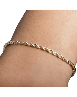 PULSEIRA DOURADA CORDÃO BAIANO