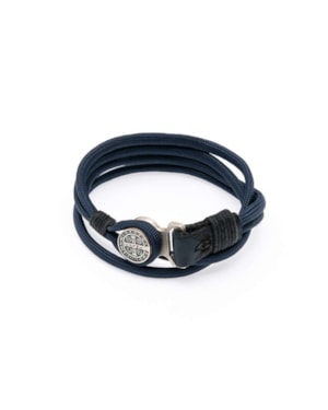 PULSEIRA SÃO BENTO PARACORD AZUL TAMANHO M
