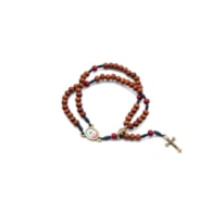 PULSEIRA TERÇO CARLO ACUTIS MADEIRA 4MM
