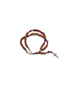 PULSEIRA TERÇO CARLO ACUTIS MADEIRA 4MM