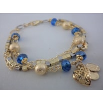 PULSEIRA TRIPLA - CRISTAL AUST. 8X6MM / DIAM. - F.O.