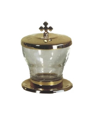 PURIFICATORIO DOURADO 8,5CM DE ALTURA