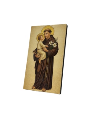 QUADRO DE MESA 10X6 CM - SANTO ANTONIO