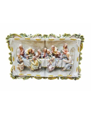 QUADRO SANTA CEIA 18CM DEALTURA