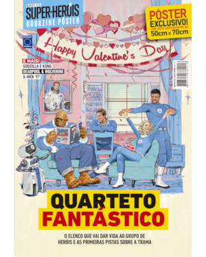 QUARTETO FANTÁSTICO - SUPERPÔSTER MUNDO DOS SUPER-HERÓIS