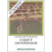 QUE E UNIVERSIDADE, O - PRIMEIROS PASSOS - 9