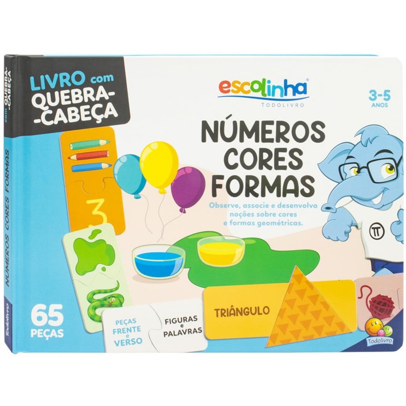 QUEBRA-CABEÇA DOS NÚMEROS, CORES E FORMAS