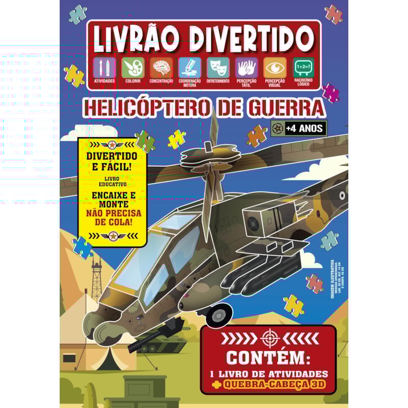 QUEBRA CABEÇA LIVRÃO DIVERTIDO