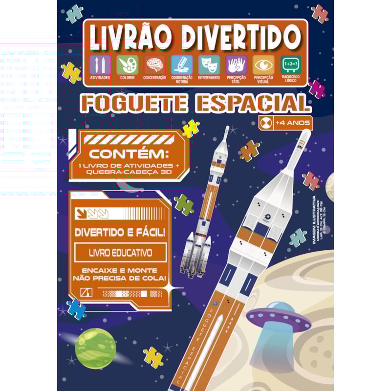 QUEBRA CABEÇA LIVRÃO DIVERTIDO