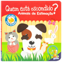 Quem está escondido? Um Livro com Abas: Animais de Estimação