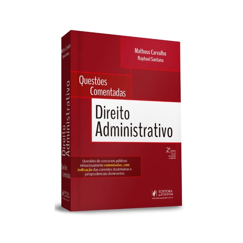 QUESTÕES COMENTADAS - DIREITO ADMINISTRATIVO