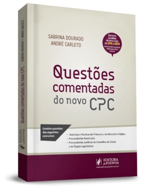 QUESTÕES COMENTADAS DO NOVO CPC