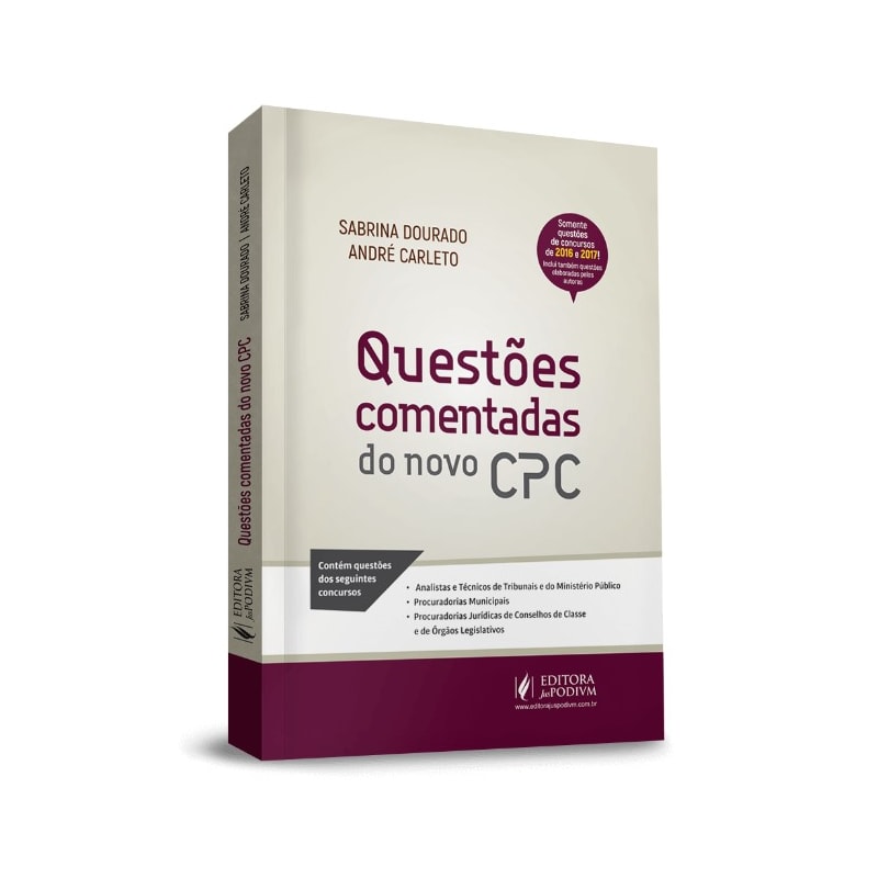 QUESTÕES COMENTADAS DO NOVO CPC