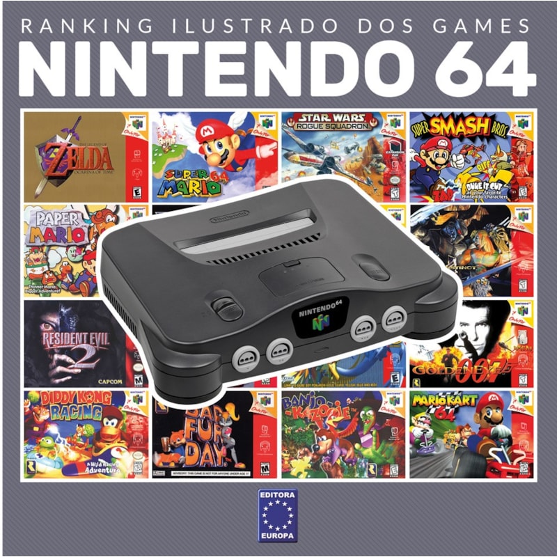 RANKING ILUSTRADO DOS GAMES - NINTENDO 64 - OS JOGOS MAIS PODEROSOS E MEMORÁVEIS DO NINTENDO 64