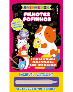 RASPABOOK FILHOTES FOFINHOS
