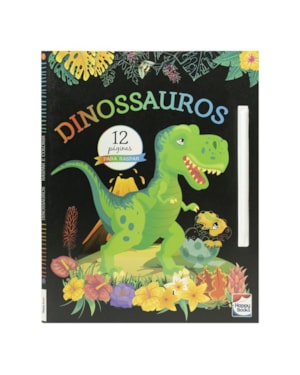 RASPAR E COLORIR: DINOSSAUROS