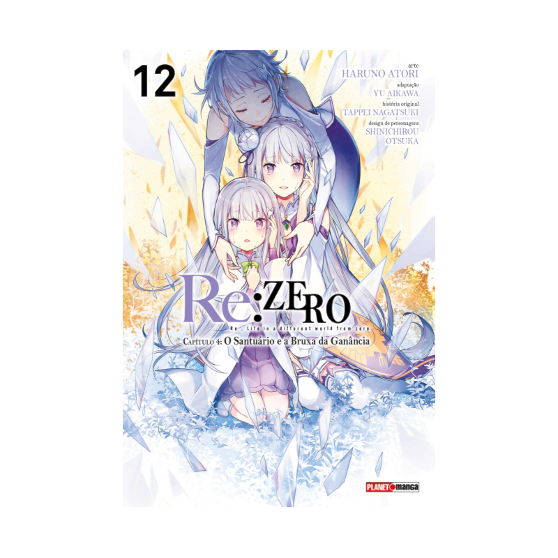 Re: zero capítulo 4: o santuário e a bruxa da ganância vol. 12