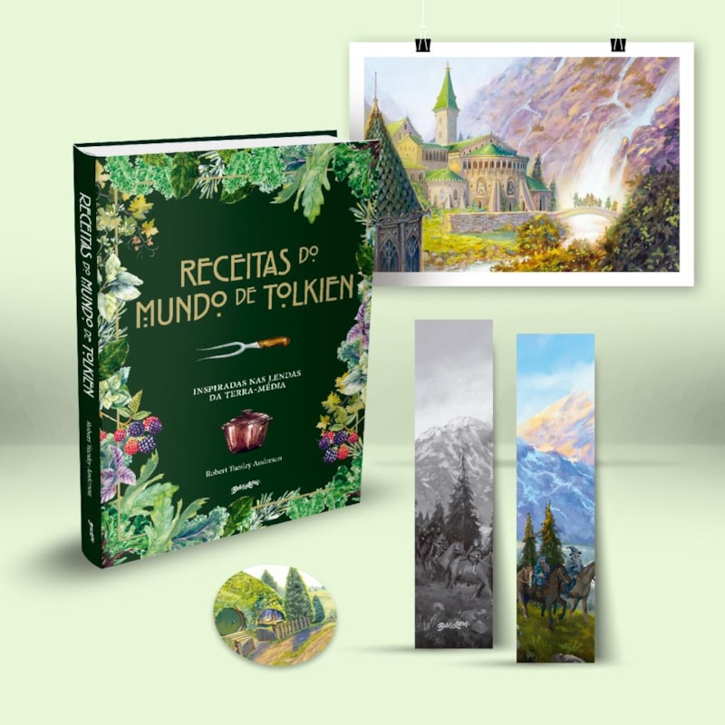 RECEITAS DO MUNDO DE TOLKIEN (EDIÇÃO ESPECIAL COM BRINDES): PRATOS FÁCEIS E SABOROSOS INSPIRADOS NAS LENDAS DA TERRA-MÉDIA