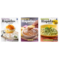 RECEITAS VEGANAS RÁPIDAS - COLEÇÃO 3 VOLUMES