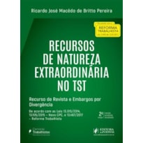 RECURSOS DE NATUREZA ESTRAORDINÁRIA NO TST