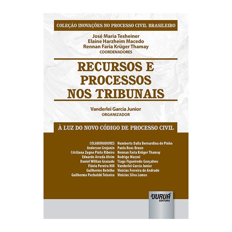 RECURSOS E PROCESSOS NOS TRIBUNAIS - À LUZ DO NOVO CÓDIGO DE PROCESSO CIVIL - COLEÇÃO INOVAÇÕES NO PROCESSO CIVIL BRASILEIRO