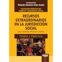 RECURSOS EXTRAORDINARIOS EN LA JURISDICCIÓN SOCIAL - TEORÍA Y PRÁCTICA - COLECCIÓN DERECHO DEL TRABAJO Y SEGURIDAD SOCIAL - COORDINADORA: YOLANDA SÁNCHEZ-URÁN AZAÑA