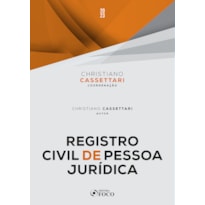 REGISTRO CIVIL DE PESSOAS JURÍDICAS - 1ª ED - 2023