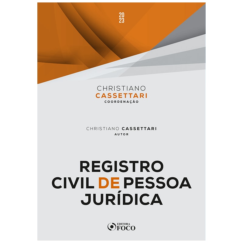 REGISTRO CIVIL DE PESSOAS JURÍDICAS - 1ª ED - 2023