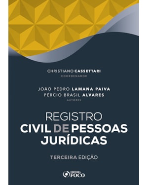 REGISTRO CIVIL DE PESSOAS JURÍDICAS - 3ª ED - 2020